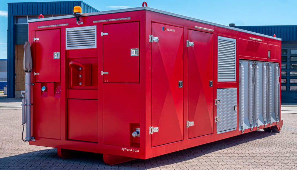 HydroSub 1200 high capacity mobile pump unit.