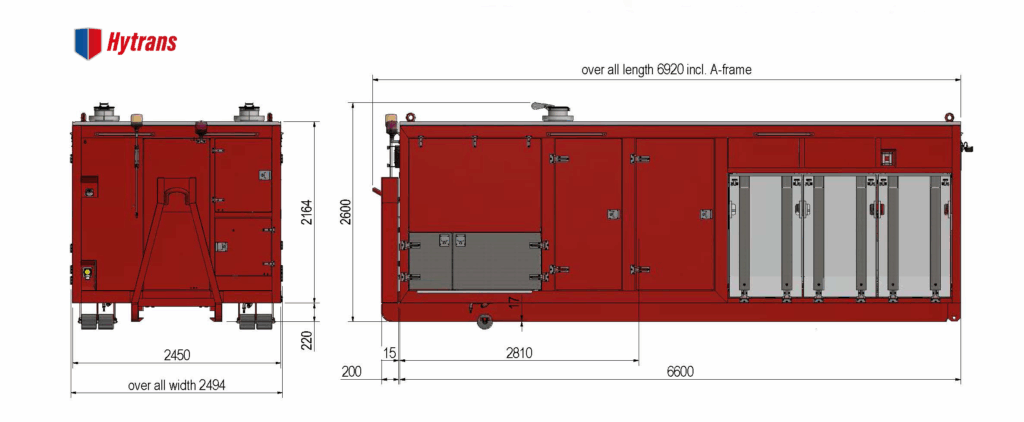 Measurements HydroSub 1400