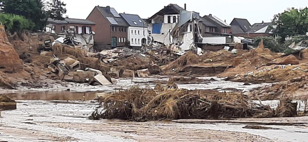 Massive landslides in North Rhineland- Westphalia, Germany (2021)