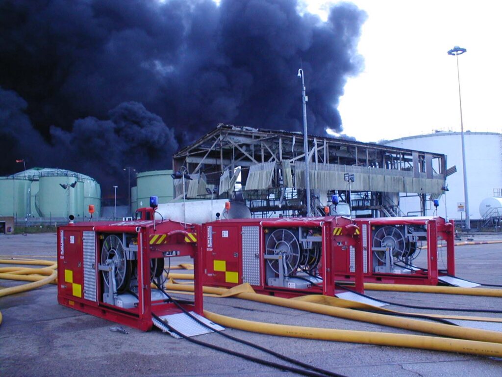 3 HydroSub 150 units used on site as a booster pump